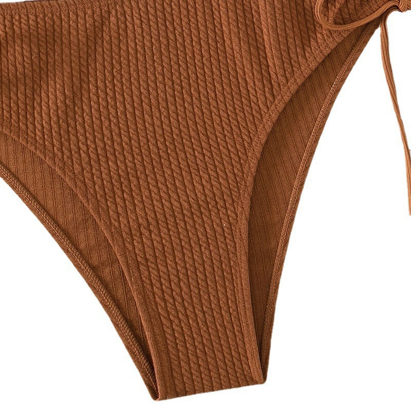 Damen Bikiniset mit raffiniertem Bindedesign und hochgeschnittenem Unterteil Echo Archiv