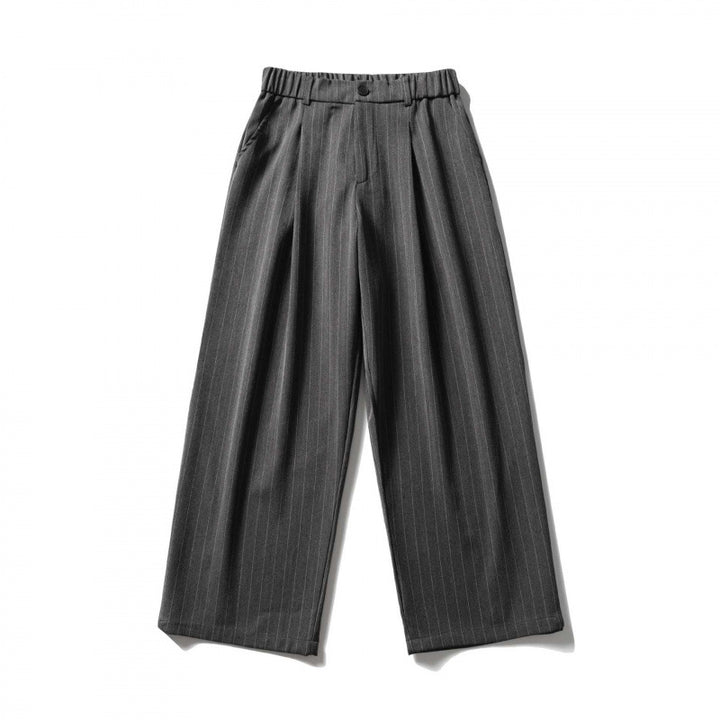 Damen Weite Bundfalten-Hose mit hohem Bund, verkürzter Culotte-Silhouette und elastischem Rückenteil Echo Archiv