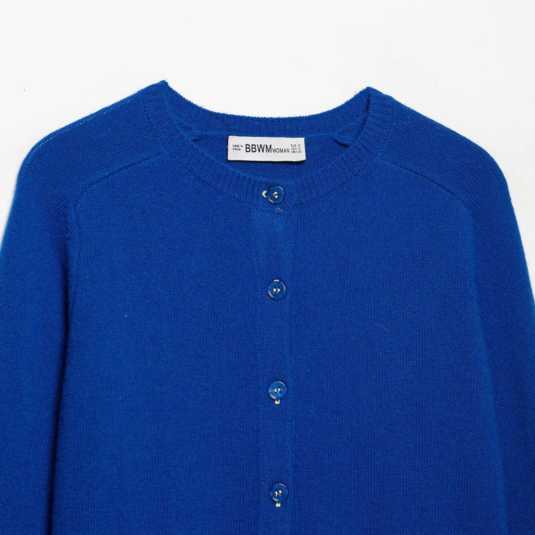 Damen Feinstrick-Cardigan mit Rundhalsausschnitt und Knopfleiste Echoarchiv