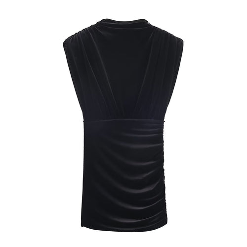 Damen elegantes Top mit Wickeldesign und luxuriöser Drapierung Echo Archiv