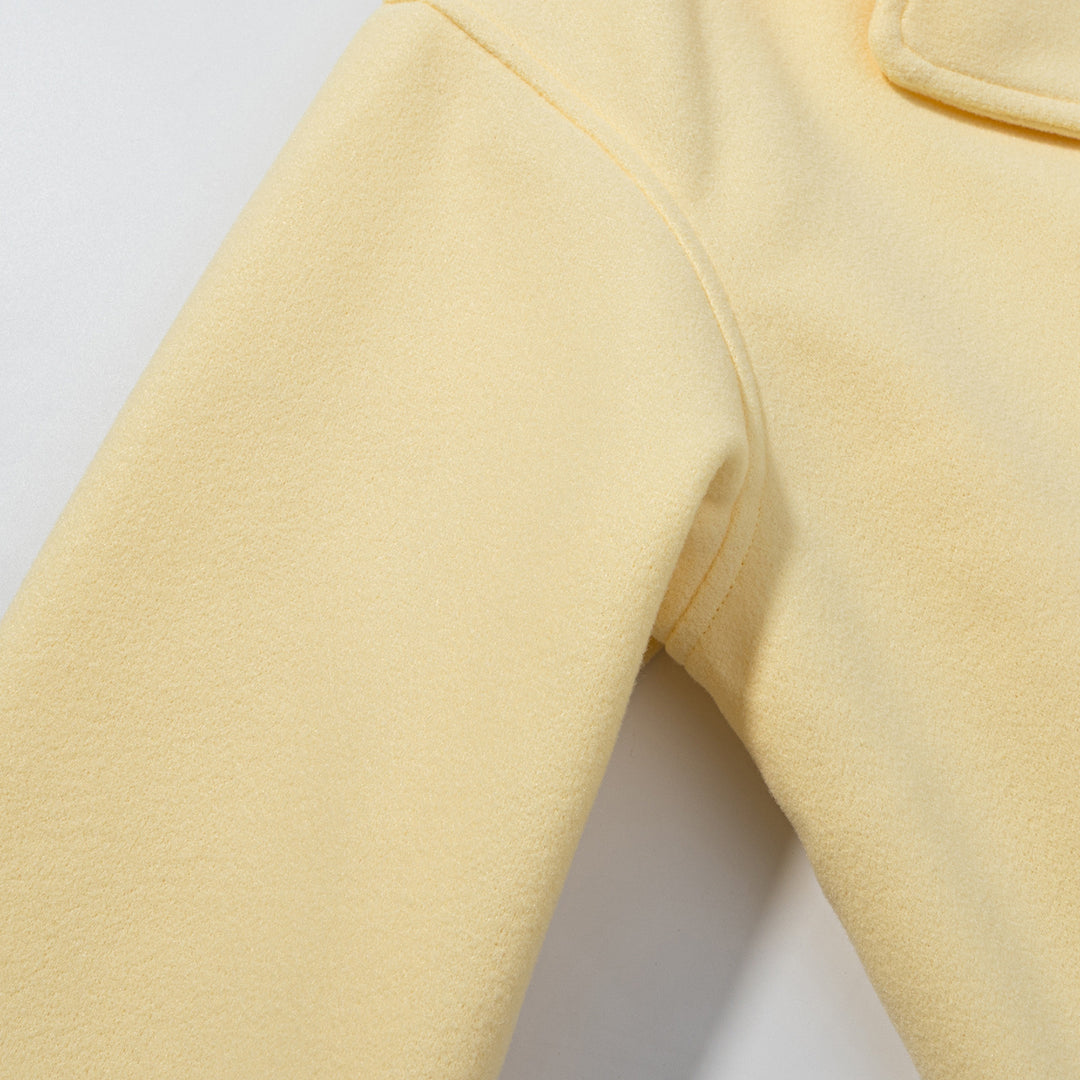 Damen Kurzer Oversize Wollmix Doppelreiher mit weitem Revers Echo Archiv