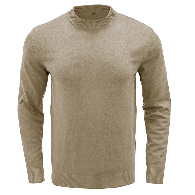 Herren gemütlicher Rundhals-Pullover aus hochwertiger Baumwolle Echoarchiv