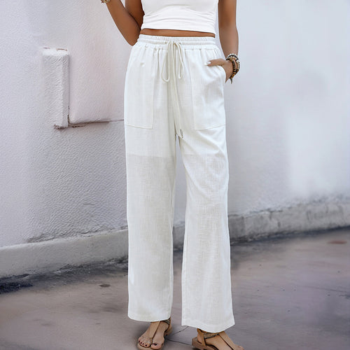 Damen Weite Sommerhose mit elastischem Bund Echo Archiv