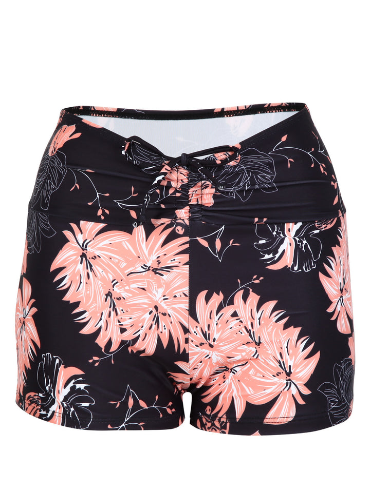 Damen Bikini-Höschen mit hohem Bund und raffinierten Rüschendetails Echo Archiv