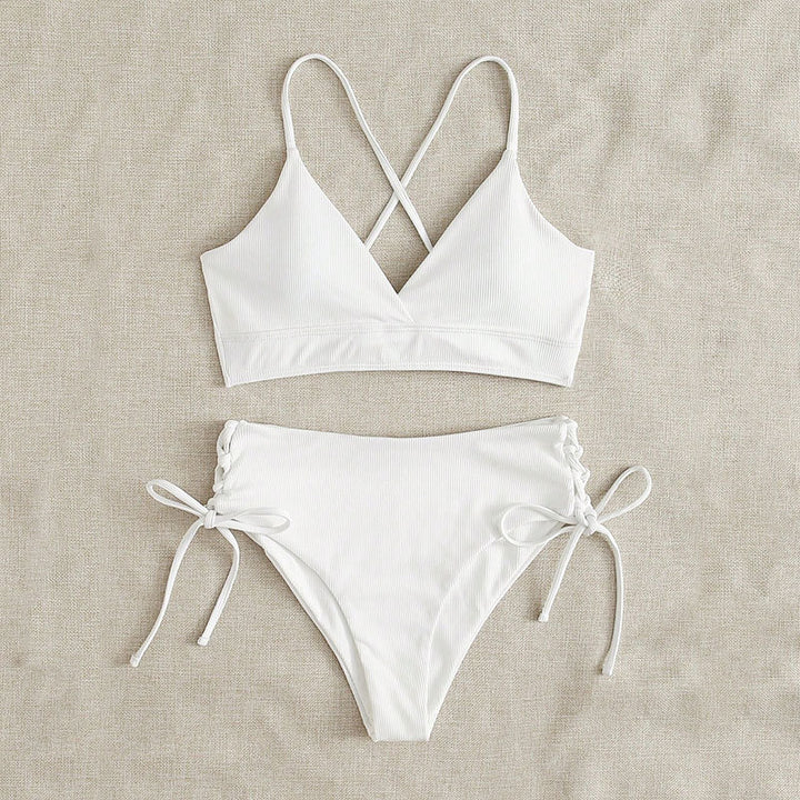 Damen Bikini-Set mit raffiniertem Schnürdetail Echo Archiv