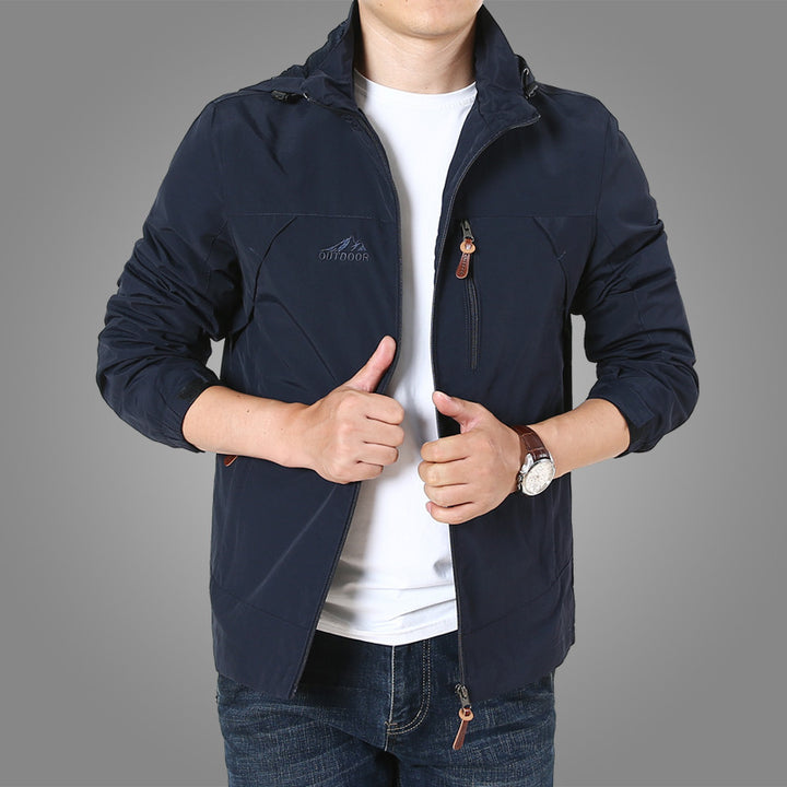 Herren leichte atmungsaktive Softshell-Trekkingjacke mit Kapuze und Mesh-Futter Echoarchiv
