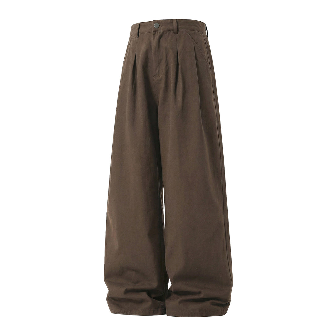 Damen Hochgeschnittene Bundfaltenhose mit extra weitem Bein Echo Archiv