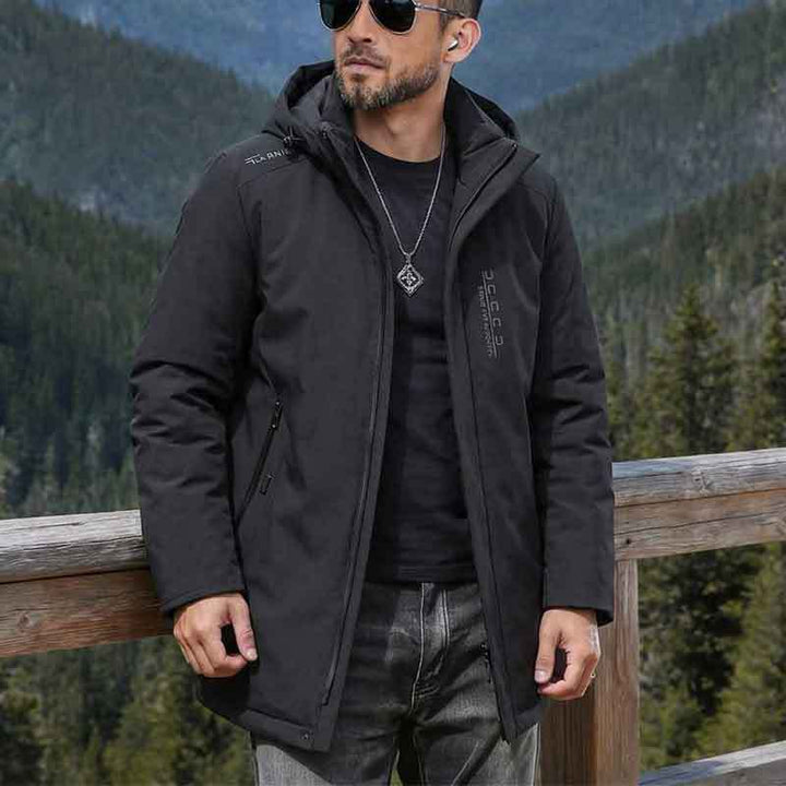 Herren Multifunktionale Übergangsjacke mit hohem Kragen Echo Archiv