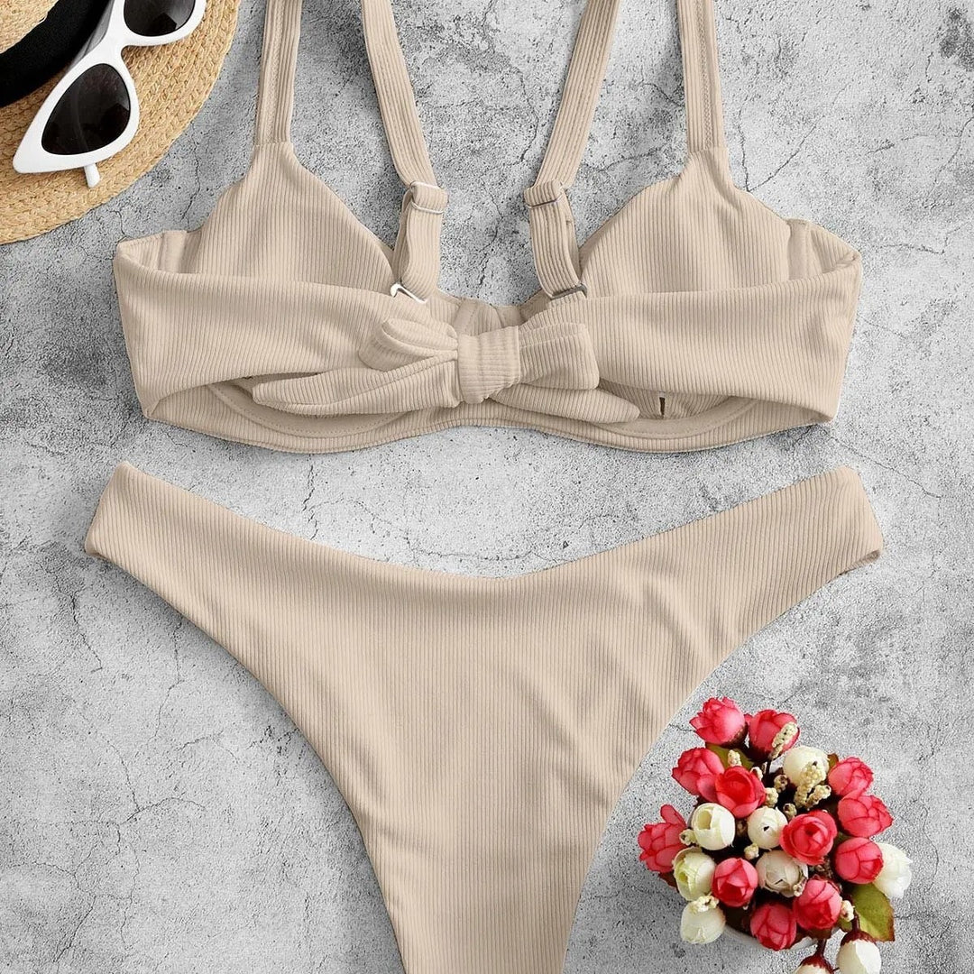 Damen High-Waisted Bikini Set Echo Archiv
