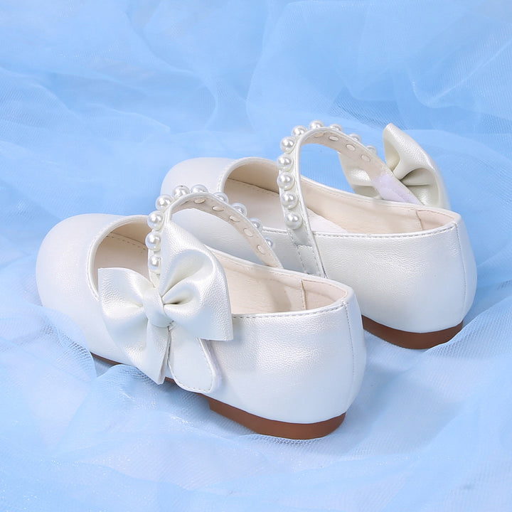 Mädchen Ballerina Schuhe mit Perlen und Schleifen Echo Archiv