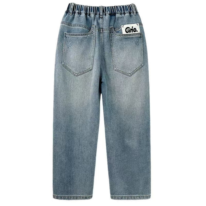 Unisex weite Denim-Hose mit lässigem Schnitt Echo Archiv