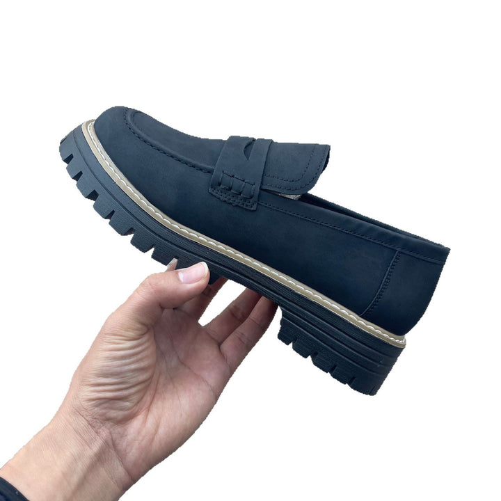 Damen nan Penny-Loafer mit dicker Profilsohle und anatomischer Komfortinnensohle Echo Archiv
