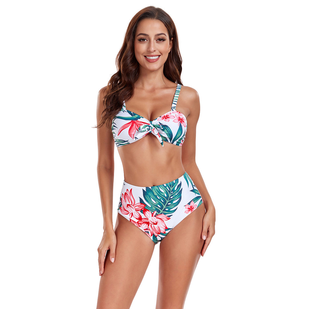 Damen Bikiniset mit floralem Design und schickem Überrock Echo Archiv
