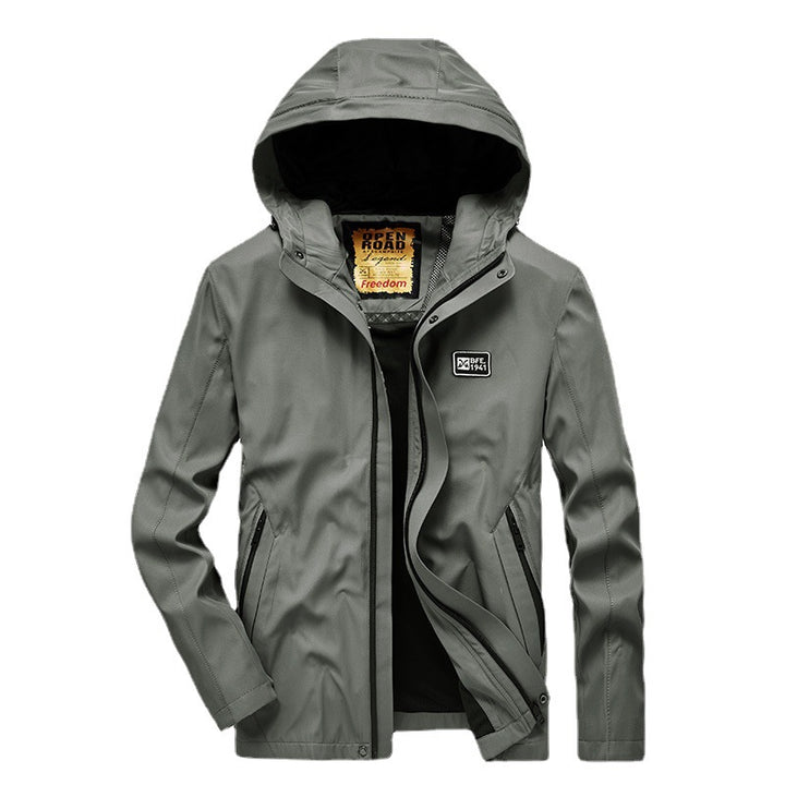 Herren Softshell-Adventurejacke mit Kapuze, atmungsaktiv und wind- sowie wasserabweisend Echo Archiv