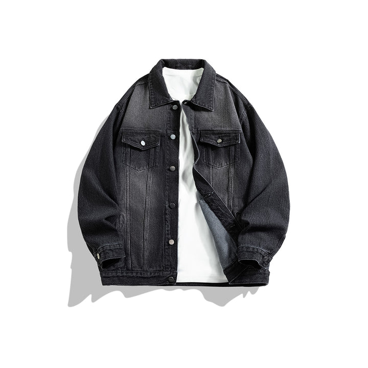 Herren Jeansjacke im klassischen Look mit praktischen Taschen Echoarchiv