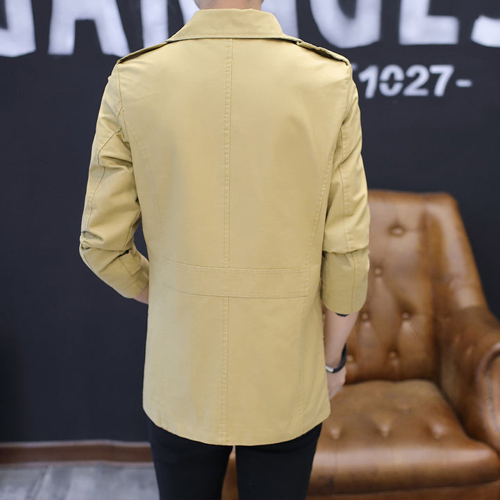 Herren modische Leinenjacke mit modernen Details Echoarchiv