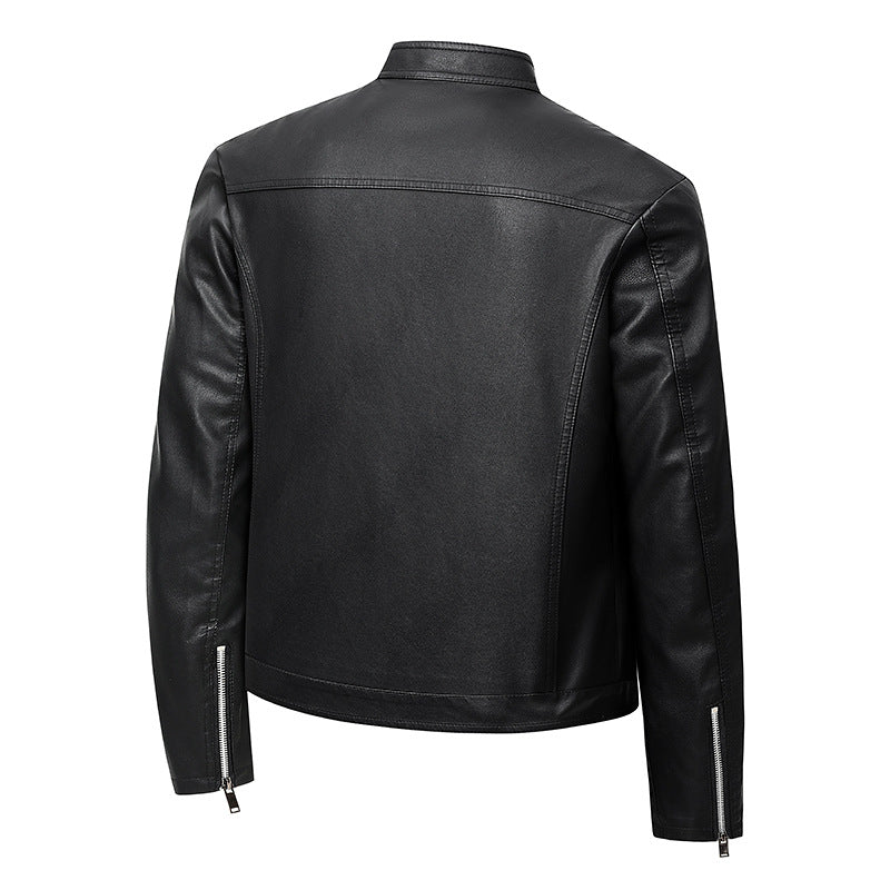 Herren Modische Lederjacke Echo Archiv 1787797735