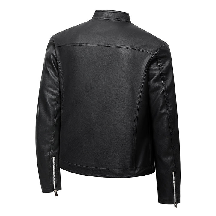 Herren Modische Lederjacke Echo Archiv 1787797735