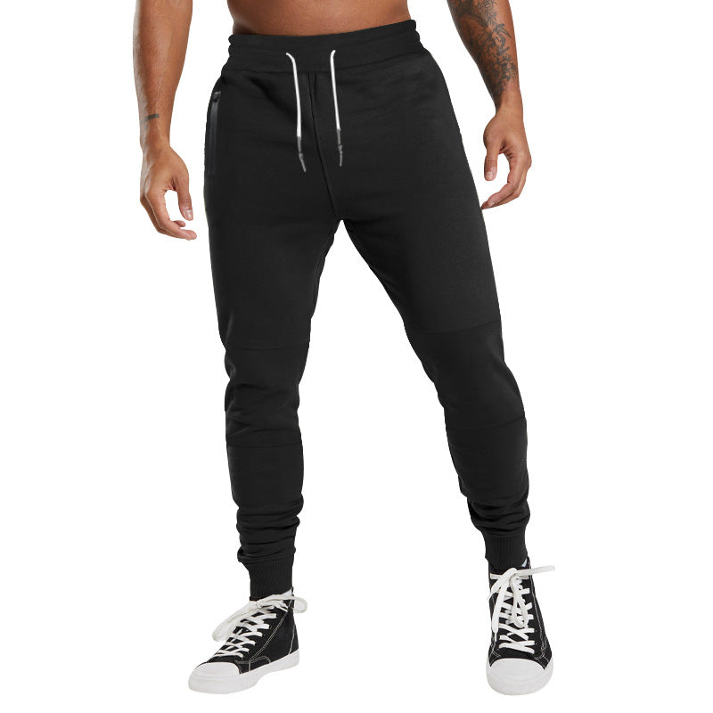 Herren Performance‑Tapered Joggerhose mit Reißverschluss‑Eingrifftaschen, elastischem Bund & gerippten Knöchelbündchen – Sorevano