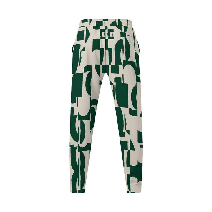 Herren Trendige Chino-Hose mit grafischem Muster und seitlichen Taschen Echoarchiv
