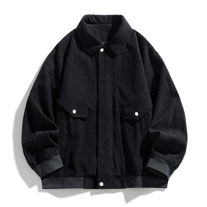 Herren Grobstrukturierte Hemdjacke Echo Archiv