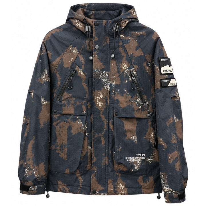 Herren Multifunktionale Outdoor-Jacke mit Kapuze – Taviero