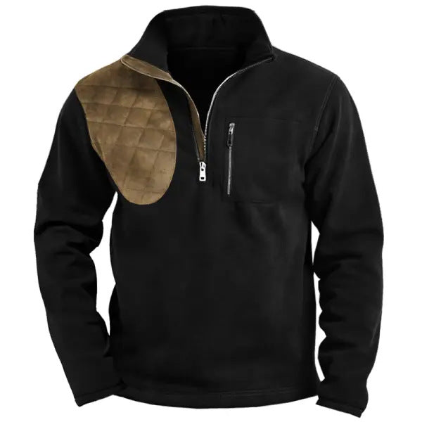 Herren funktionale Sweatjacke mit Stehkragen Echoarchiv