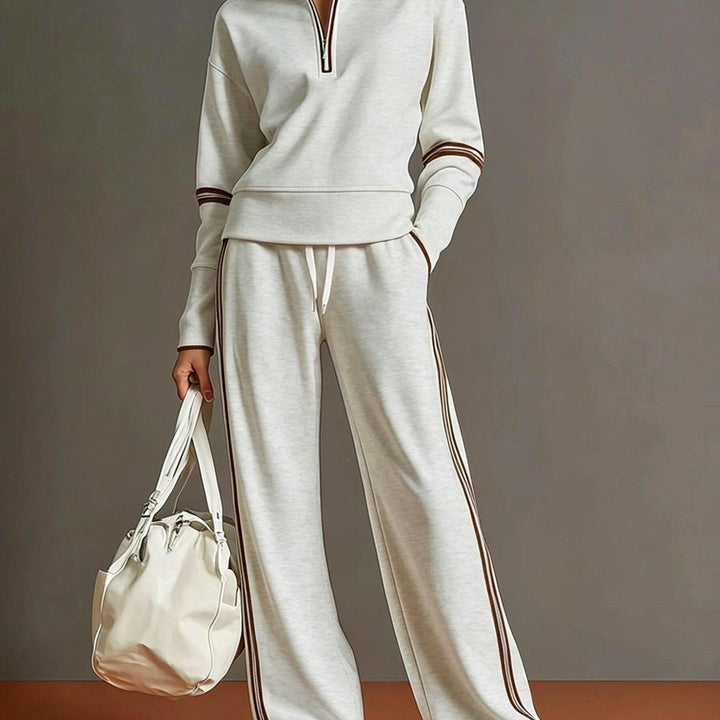 Damen Sportliches Oberteil und Hose Set Echo Archiv