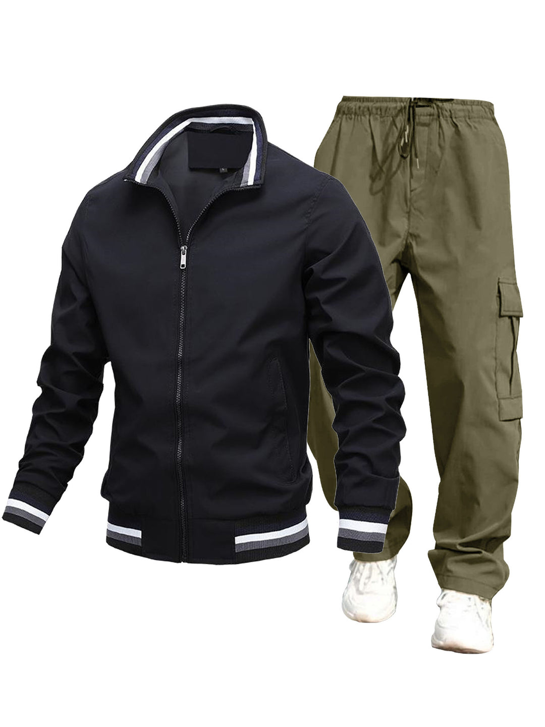 Herren Sportliche Jacke und Cargo-Hosen Echo Archiv