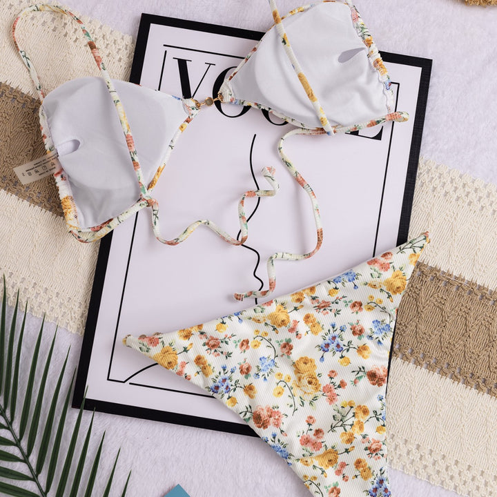 Damen Blumenmuster Bikini Echo Archiv