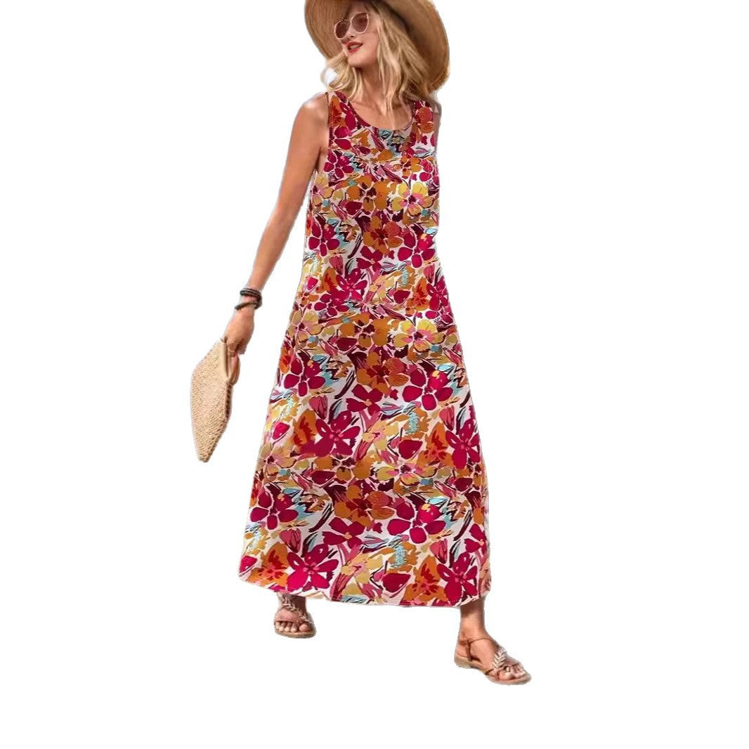 Damen Maxikleid mit einzigartigen Schmetterlingsdruck Echo Archiv