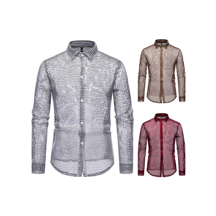 Herren elegante Netzhemd mit exklusivem Design und atmungsaktiven Eigenschaften Echoarchiv