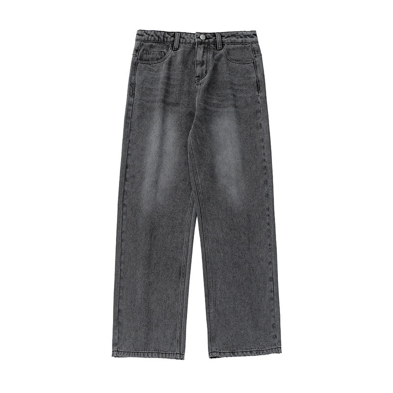 Damen Hochtaillierte Gerade-geschnittene Jeanshose mit weitem Bein und Five-Pocket-Design Echo Archiv