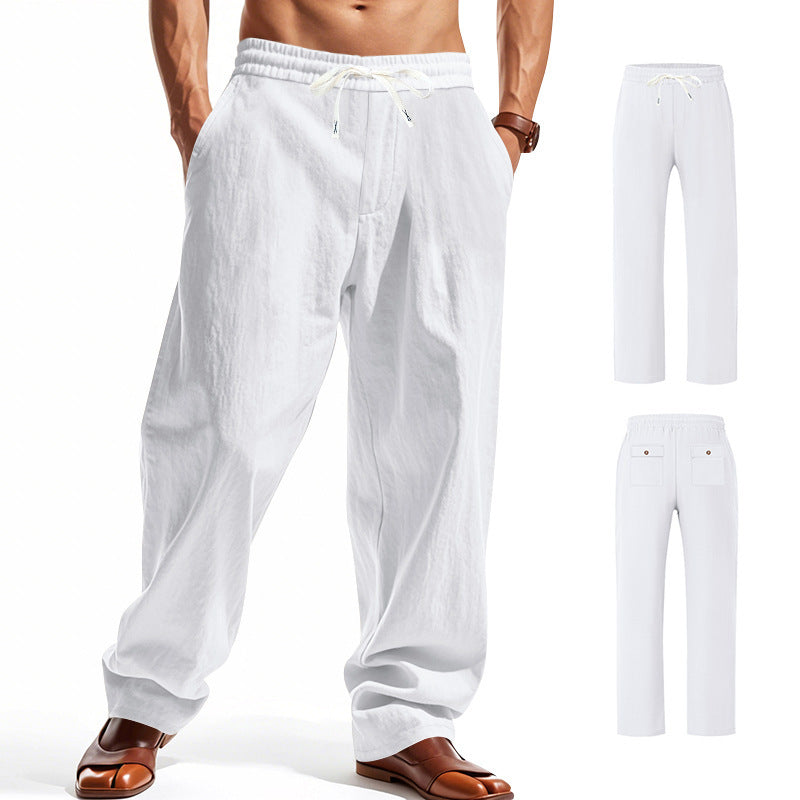 Herren leichte Freizeithose mit elastischem Bund und praktischen Taschen Echoarchiv