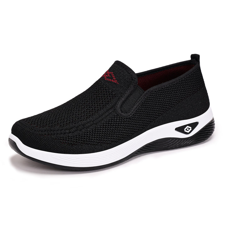 Damen nan atmungsaktiver gestrickter Slip-On Freizeitschuh mit dämpfender EVA-Sohle Echo Archiv