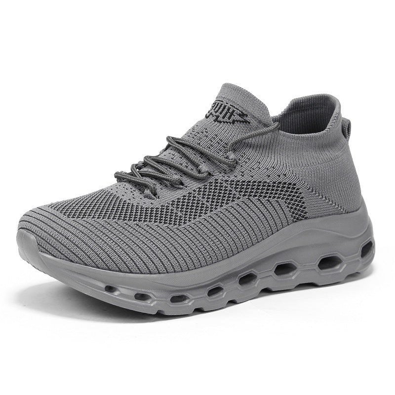 Unisex Atmungsaktive Strick-Sneaker mit sockenähnlichem Schaft und gedämpfter Luftsohle Echoarchiv