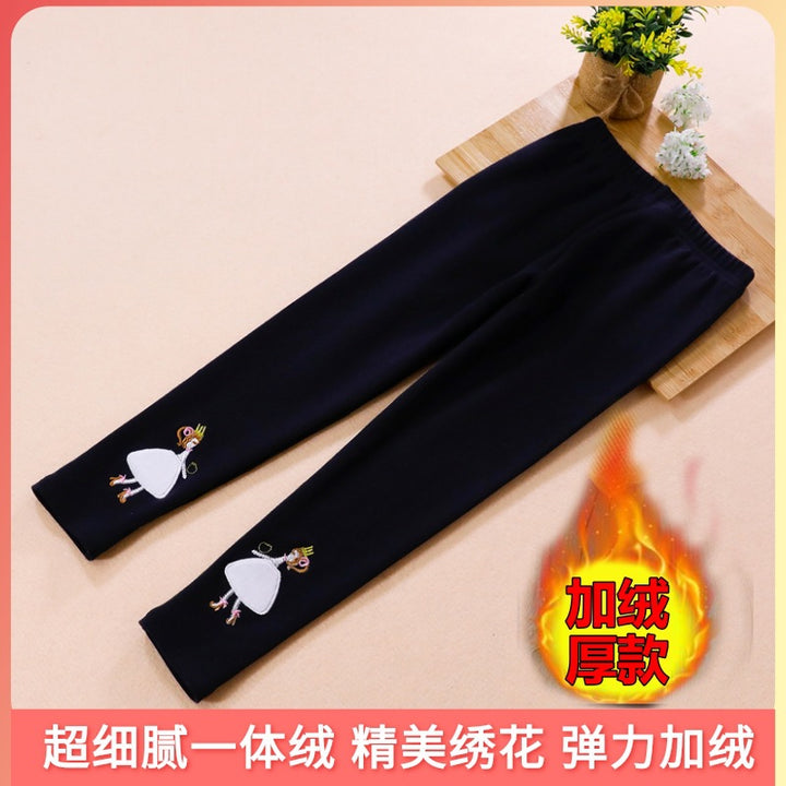 Mädchen Leggings mit buntem Applikationsdesign Echo Archiv