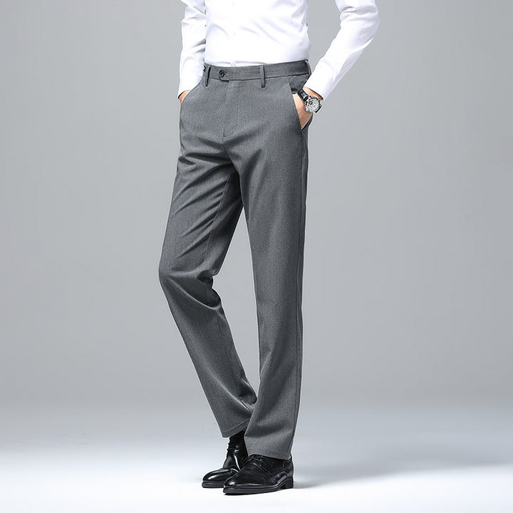 Herren elegante Business-Hose mit feiner Struktur Echoarchiv