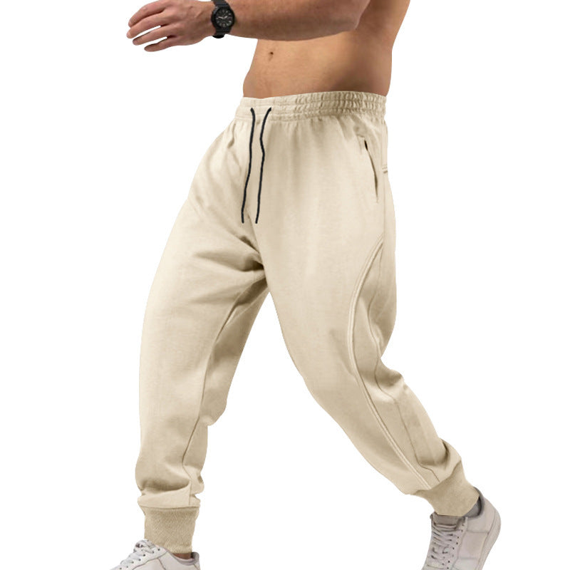 Herren sportliche Jogginghose mit elastischem Bund und Taschen Echoarchiv
