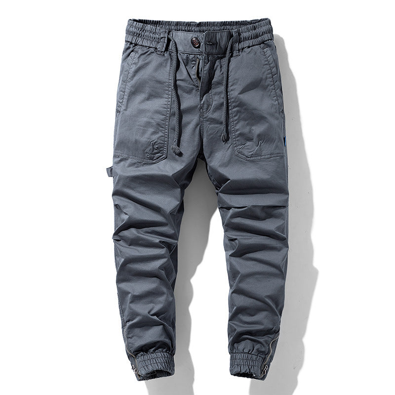 Herren Multifunktions-Cargojoggerhose mit elastischem Komfortbund, Karabiner‑Loop und Zipper-Knöchel Echo Archiv