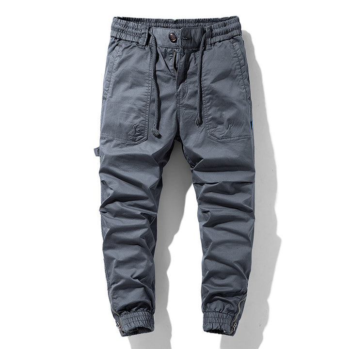 Herren Multifunktions-Cargojoggerhose mit elastischem Komfortbund, Karabiner‑Loop und Zipper-Knöchel Echo Archiv
