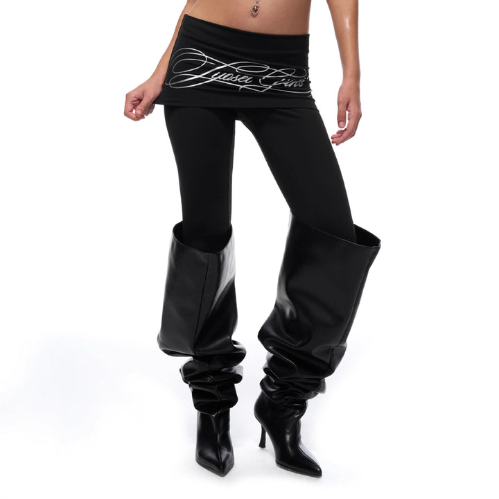 Damen Sportliche Leggings mit breitem Bund Echo Archiv