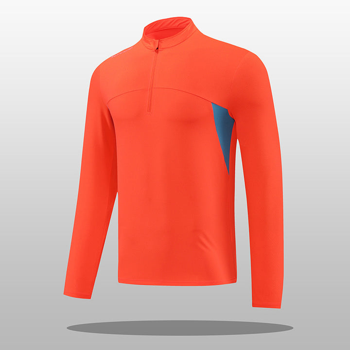 Herren Funktions-Thermoshirt mit Stehkragen und Reißverschluss Echoarchiv