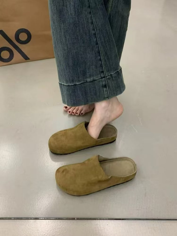 Damen gefütterte Clog-Pantoffel mit verstellbarer Metallschnalle und anatomischem Korkfußbett – Lioré