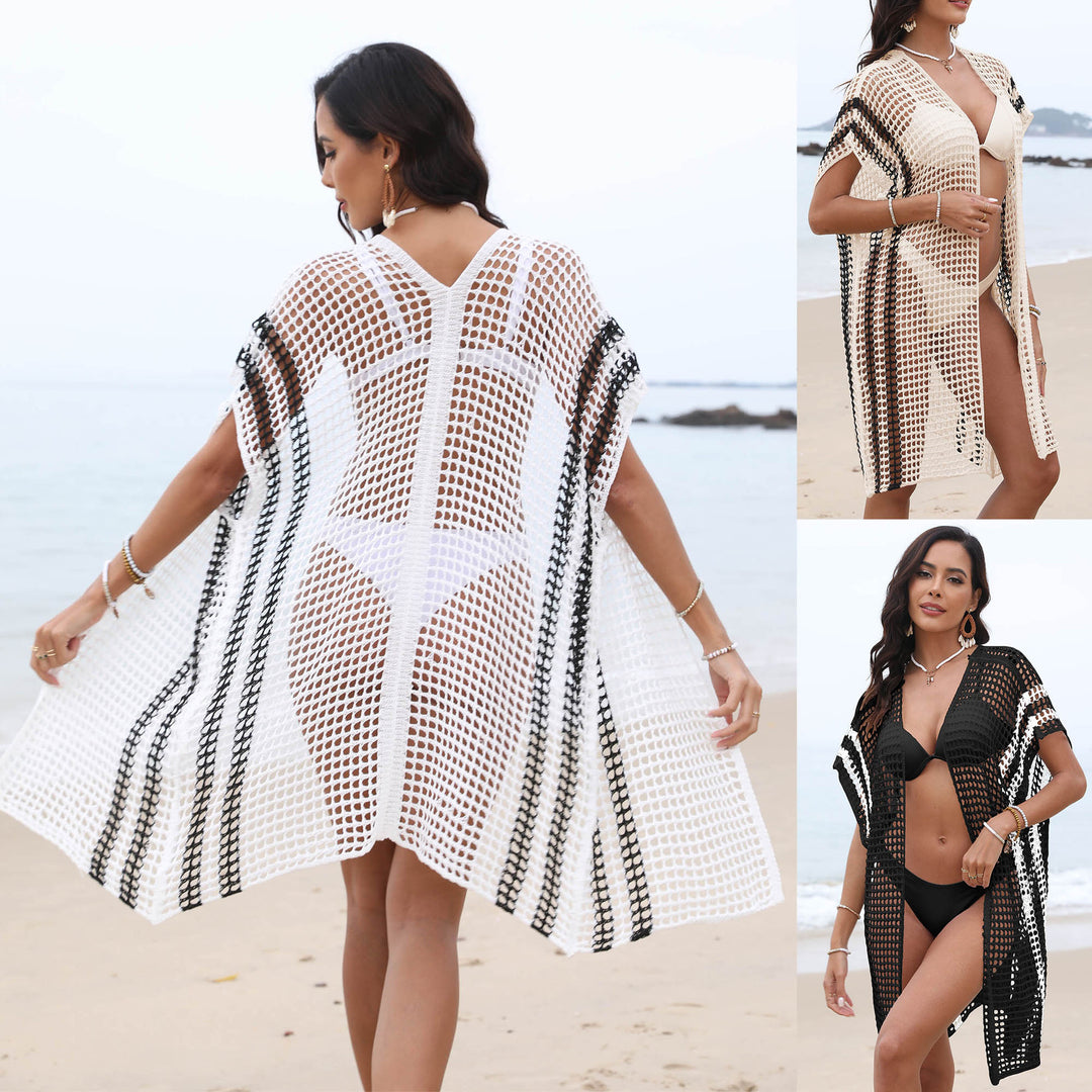 Damen luftiger Netz-Strandüberwurf Echo Archiv