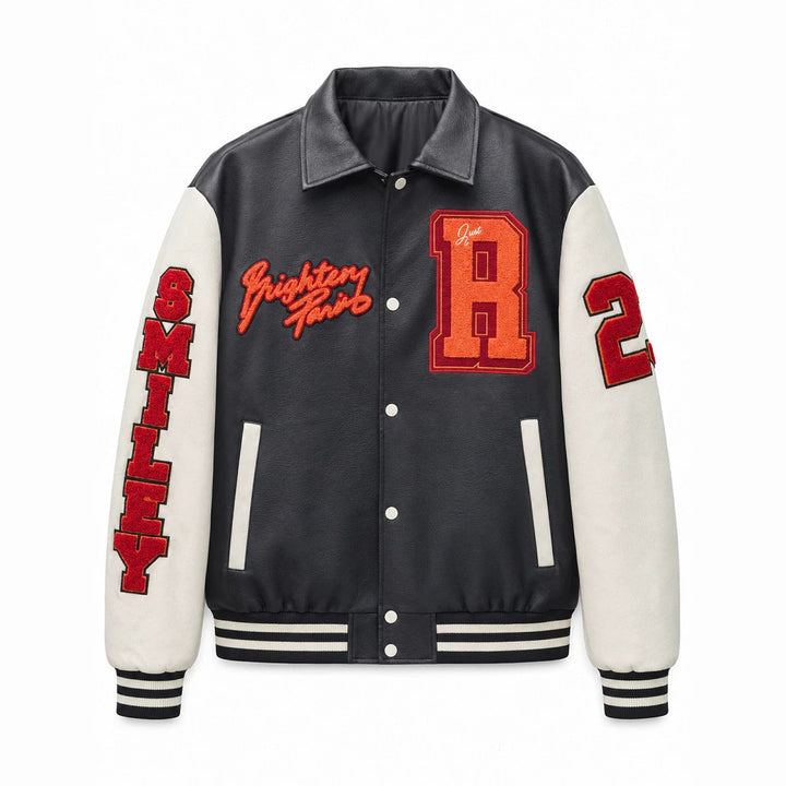 Herren Modische Collegejacke Echo Archiv