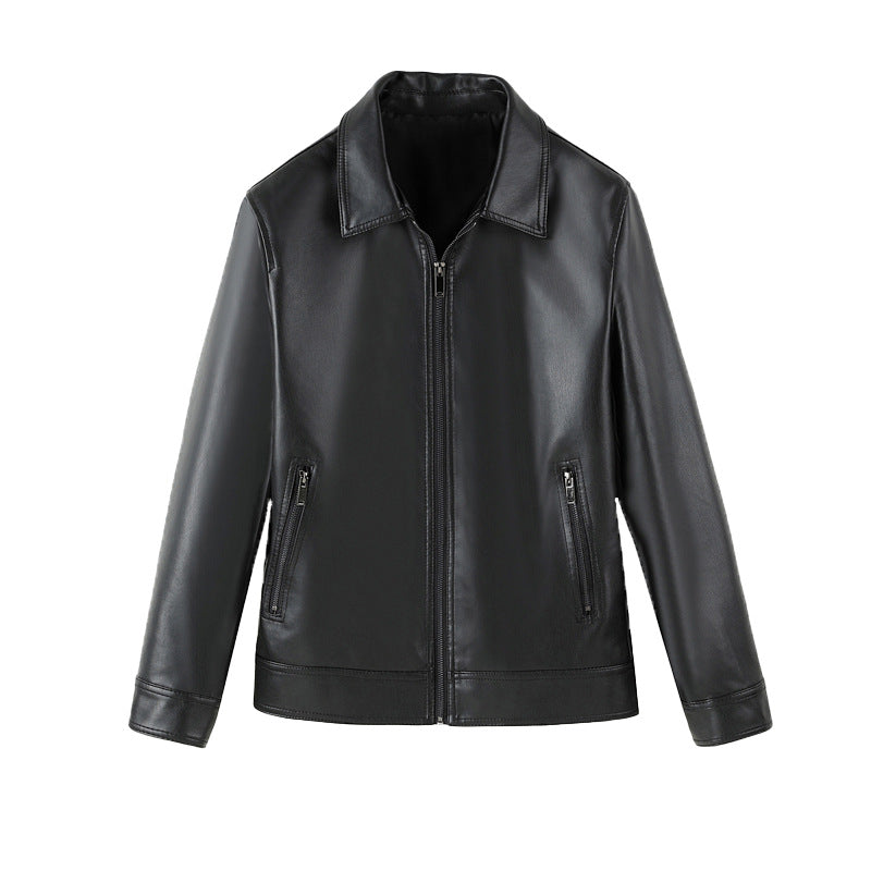 Herren Klassische Lederjacke Echo Archiv