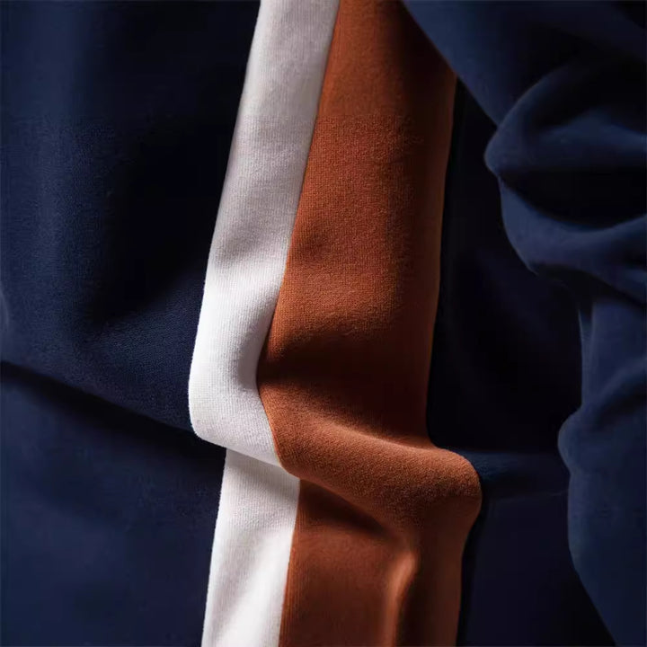 Herren Freizeit-Sweatshirt mit modernem Farbblockdesign Echoarchiv