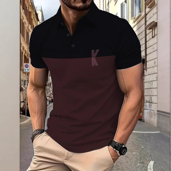 Herren Poloshirt mit sportlichem Design und atmungsaktivem Material Echoarchiv