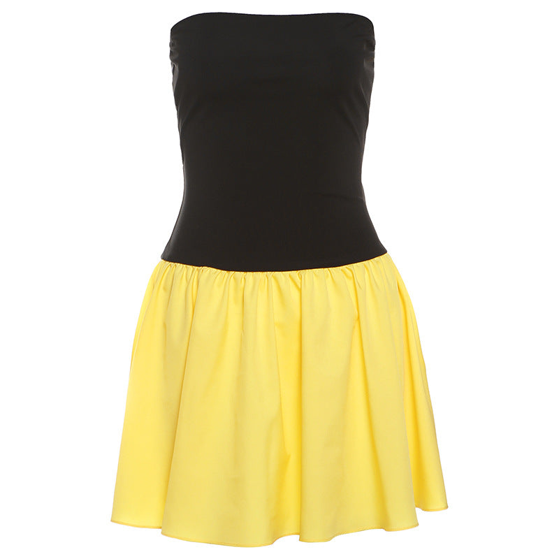 Damen Bandeau Minikleid mit voluminösem Rock Echo Archiv